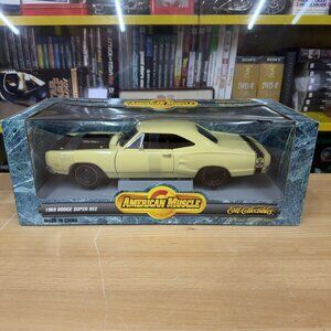 1:18 Scale American Muscle 1969 Dodge Super Bee Ertl Collectibles - Yellow READ
